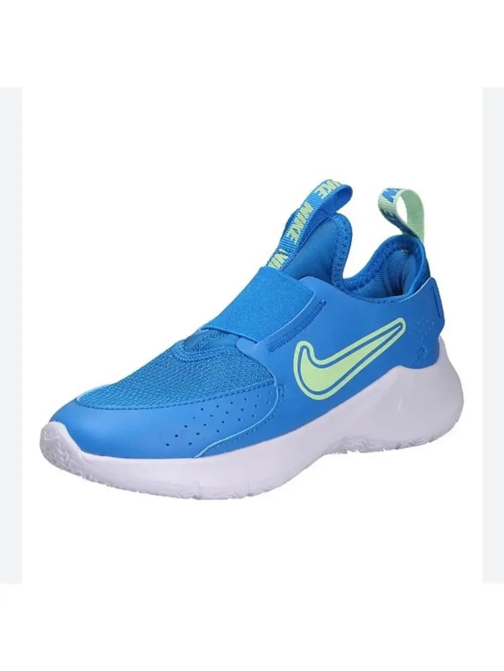 Boy's Nike Flex Runner 3 Sneaker Big Kid FN1294-400 Blue Mesh Size 7 Y